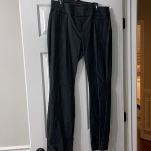 Black stretch denim work pants.worn once
